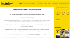 Desktop Screenshot of noortekonverents.ee